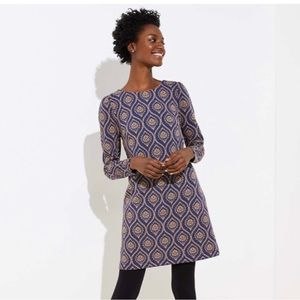 LOFT Long Sleeve Shift Dress